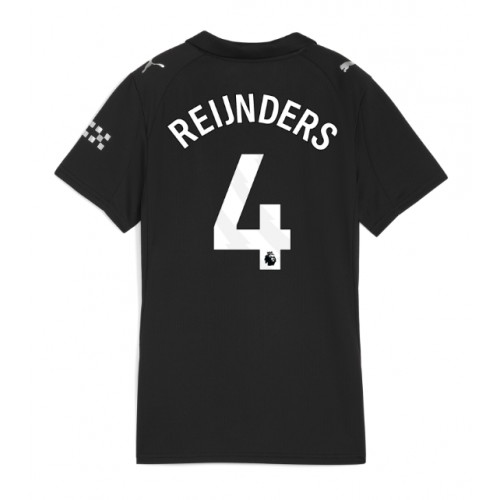 Lacne Ženy Futbalové dres Manchester City Tijjani Reijnders #4 2025-26 Krátky Rukáv - Preč